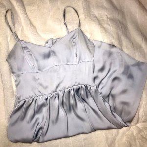 Talula - High-Low, Blue, Satin Dress